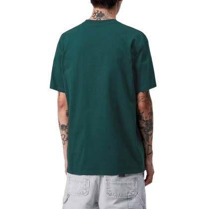Carhartt Wip T-shirt S/s American Script Dark Fir