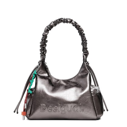 Desigual Mala Half Logo Montville Cinza