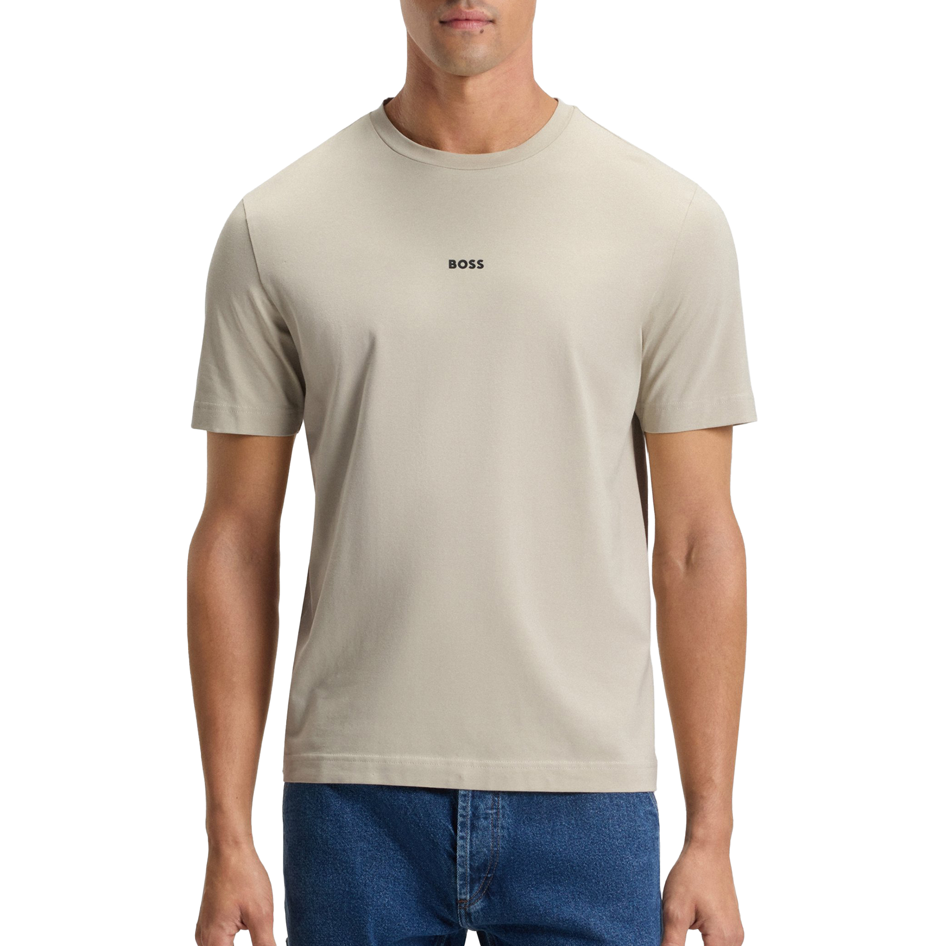 BOSS T-shirt Tchup Light Beige