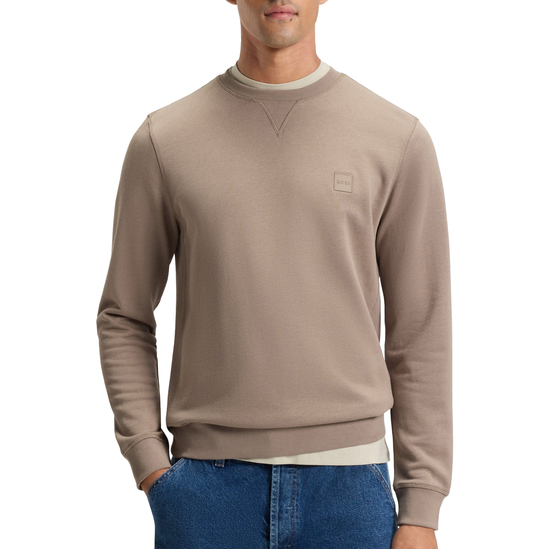 BOSS Sweat Westart Open Green