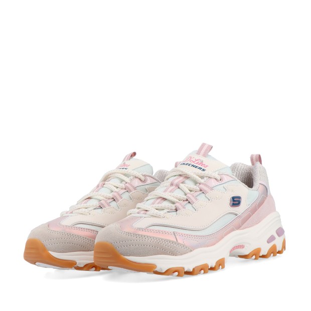 Skechers D lites  -  Dazzling Shine  Lt. Pink
