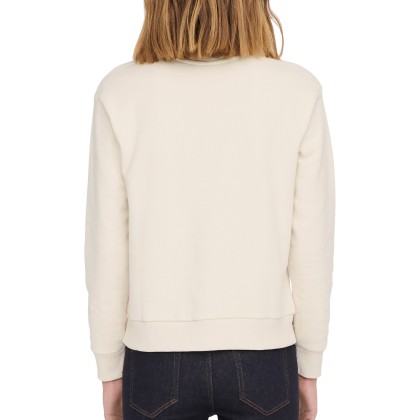 JDY Sweat Jdyparis L/s Emb Jrs Noos Tapioca Paris Heart Embroidery