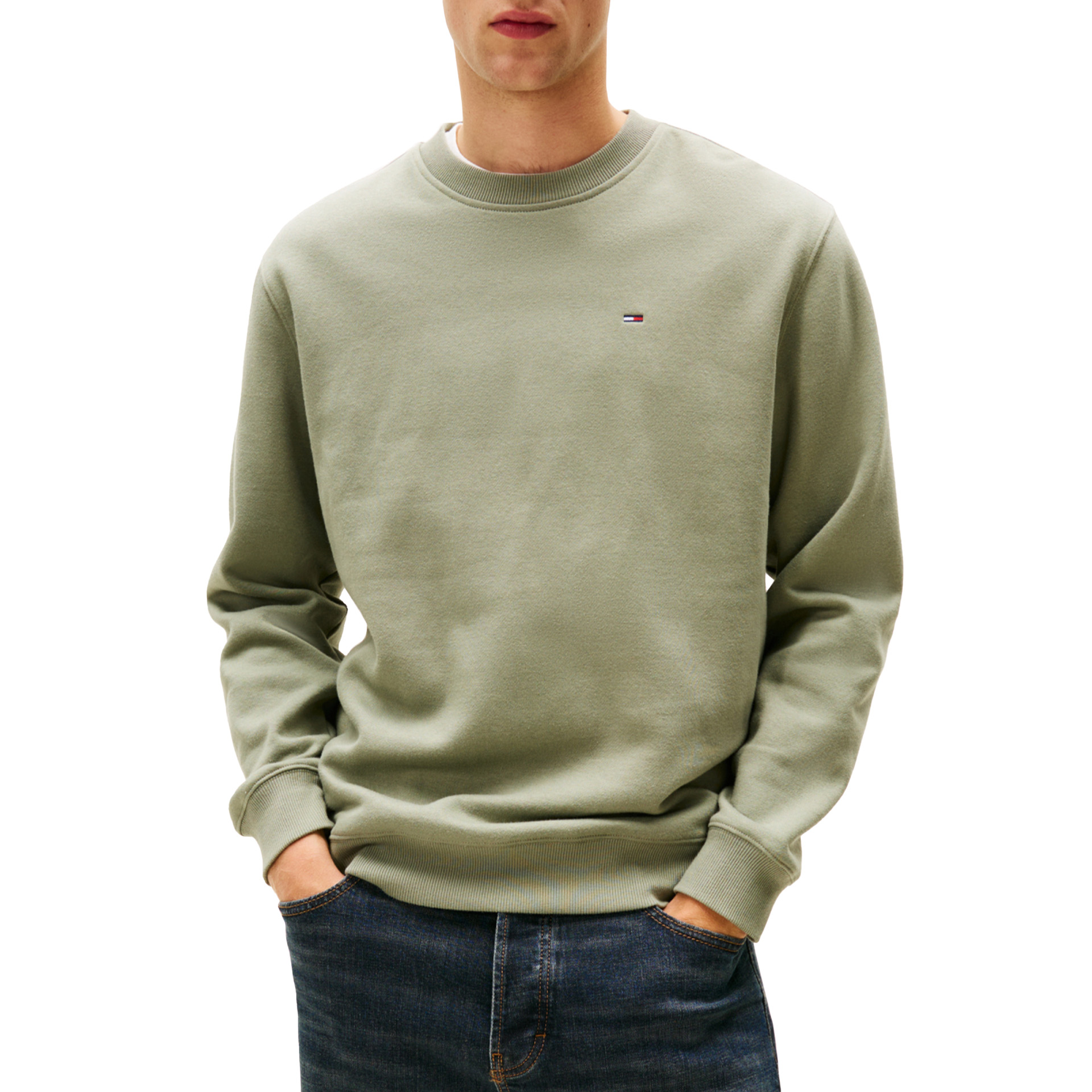 Tommy Hilfiger Camisola Reg S Flag Utility Sage