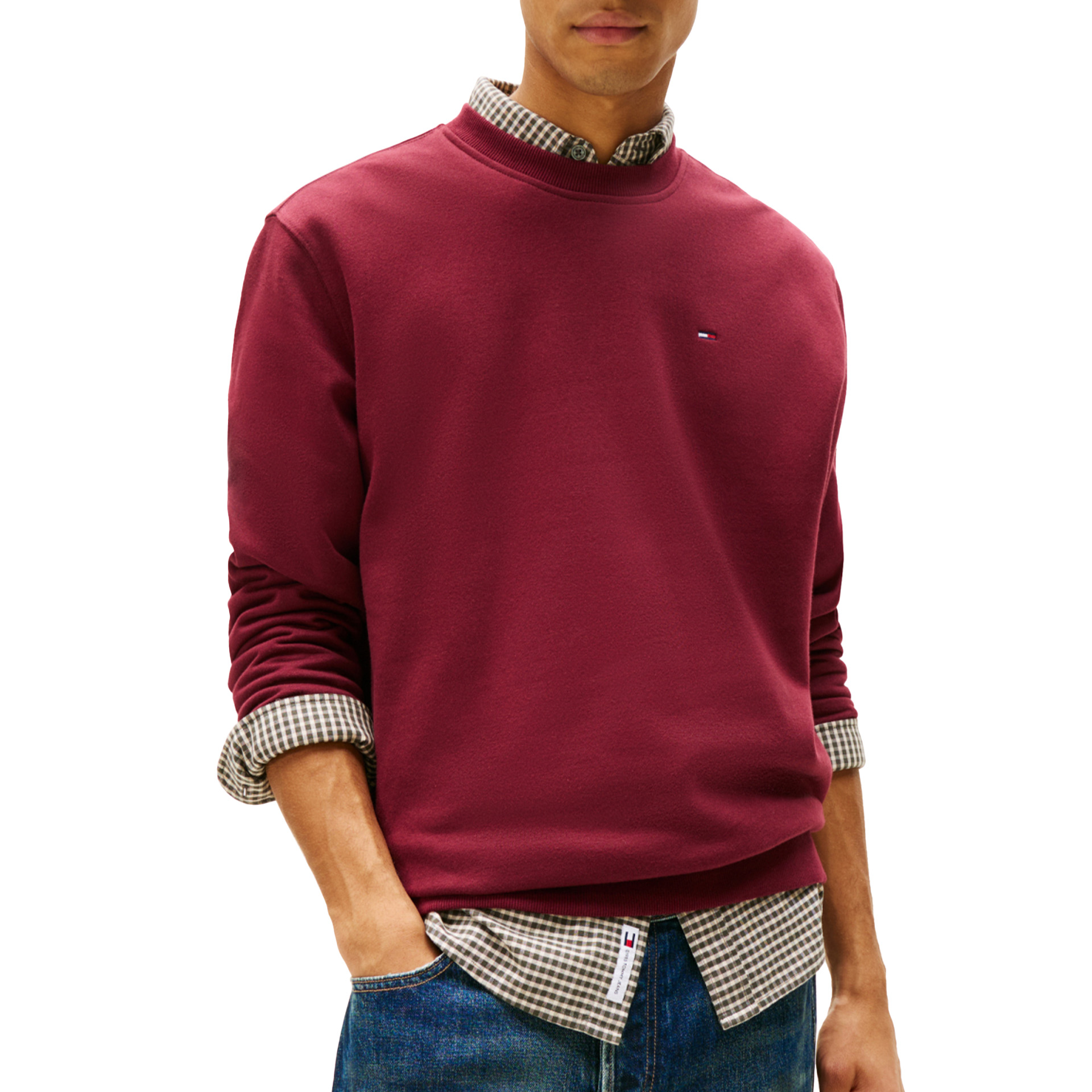 Tommy Hilfiger Camisola Reg S Flag Red Wine