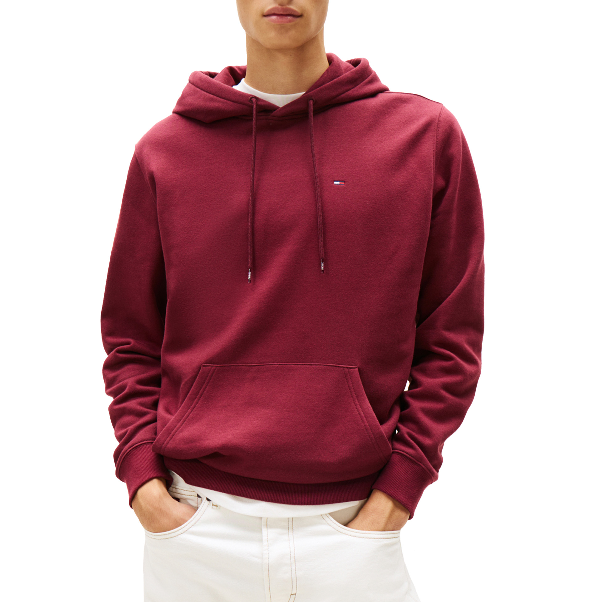 Tommy Hilfiger Sweat Reg S Flag Red Wine