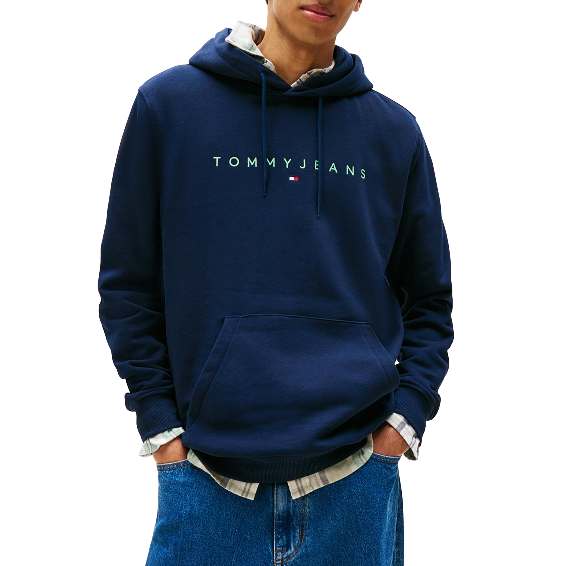 Tommy Hilfiger Sweat Reg Linear Logo Dark Night Navy Multi