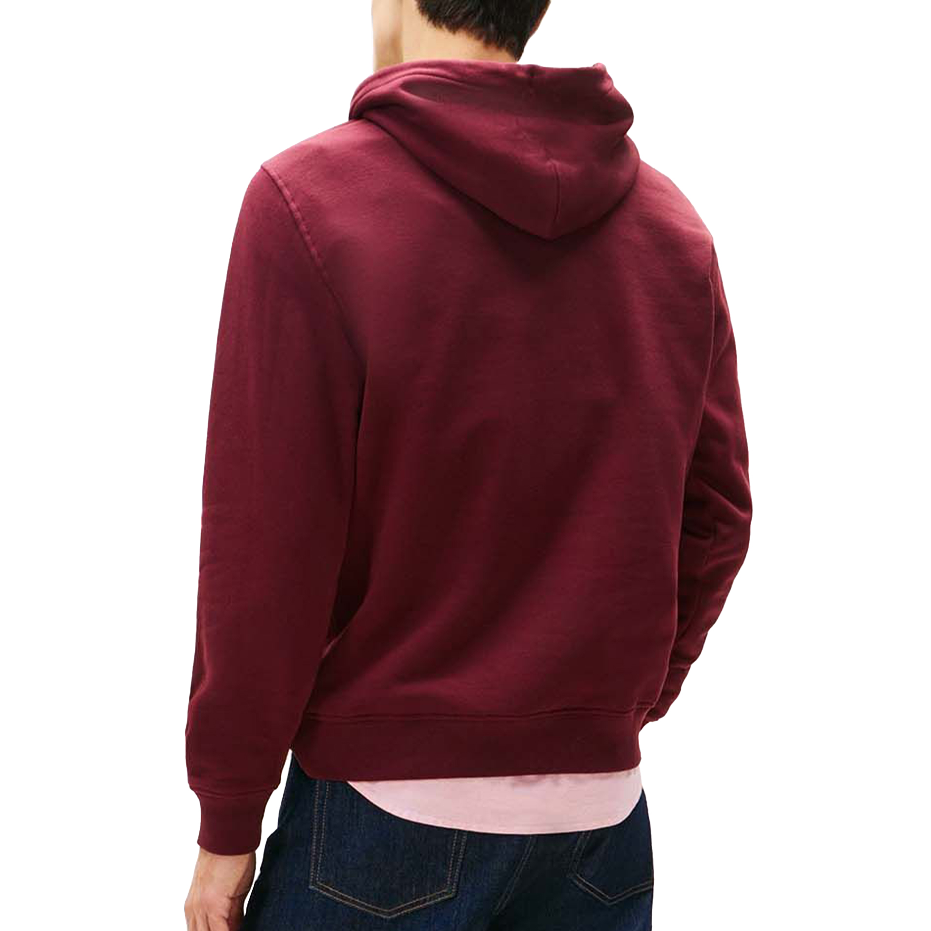 Tommy Hilfiger Sweat Reg Linear Logo Red Wine Multi