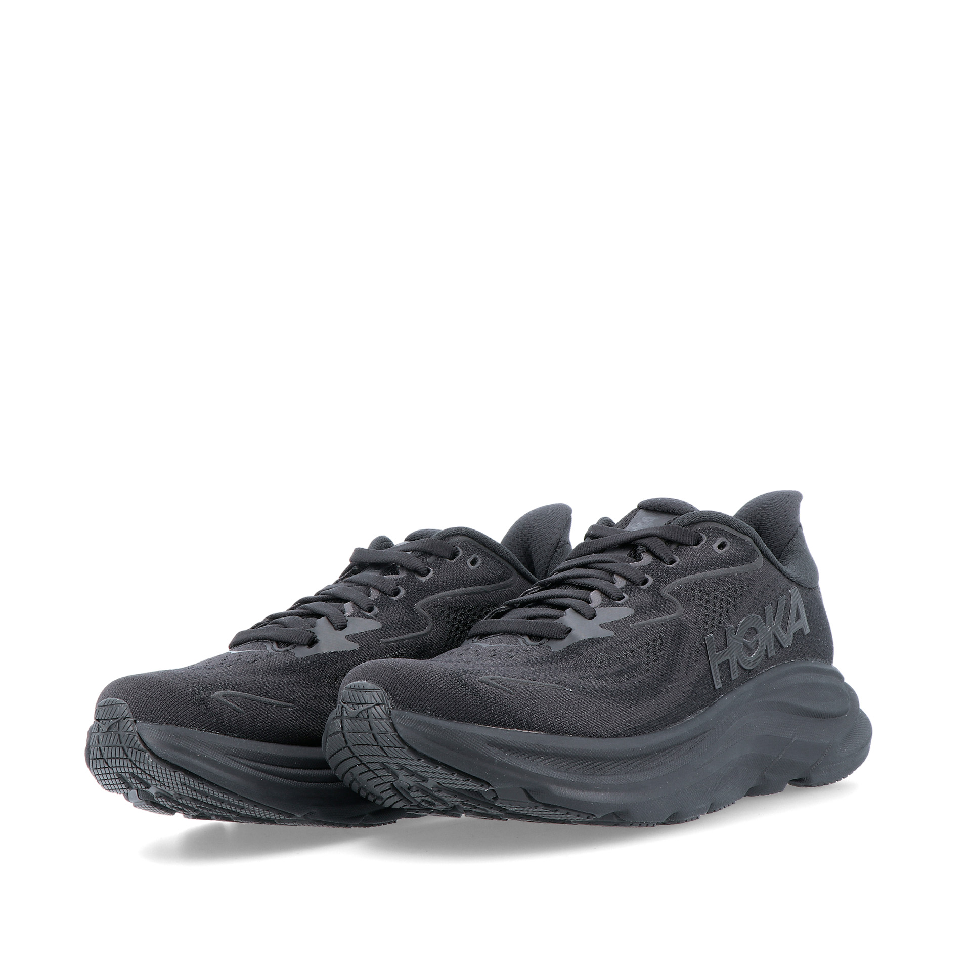 HOKA W Clifton 10 Black/black