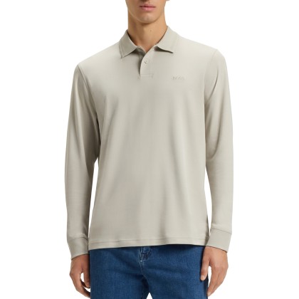 BOSS Polo Pe Interlock Light Beige