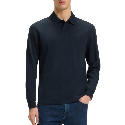 BOSS Polo Pe Interlock Dark Blue