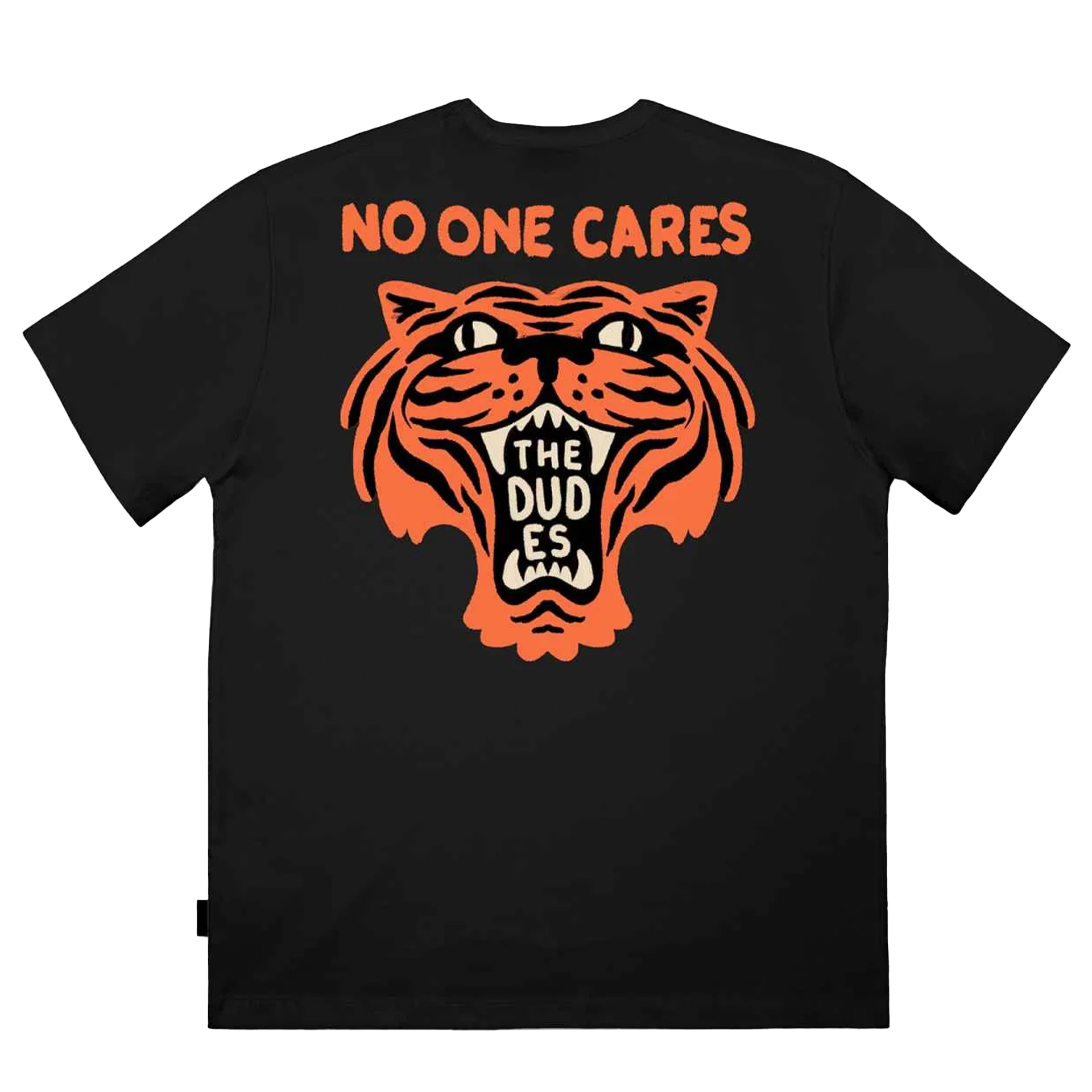 The Dudes T-shirt No One Cares Classic Premium Black