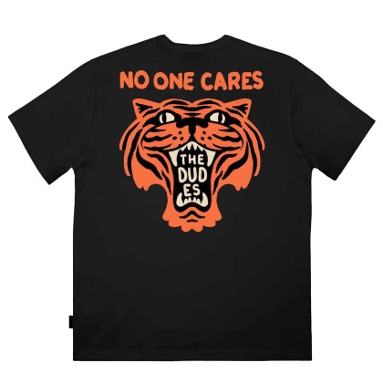 The Dudes T-shirt No One Cares Classic Premium Black