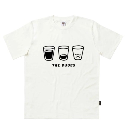 The Dudes T-shirt Oh No More Classic Off-white