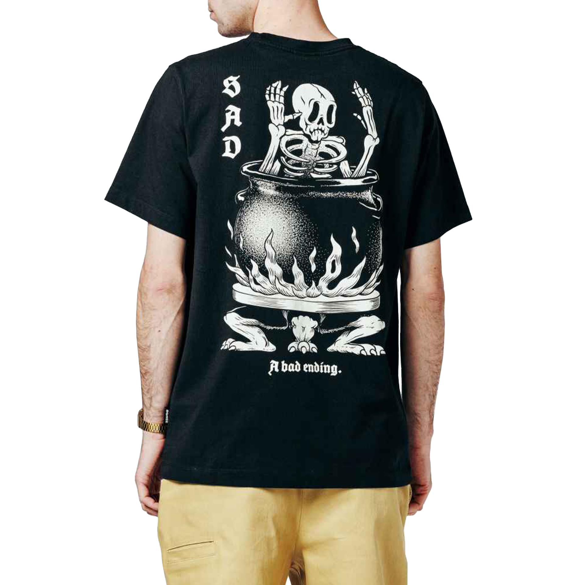 The Dudes T-shirt Sad Classic Premium Black