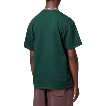Carhartt Wip T-shirt Chase Dark Fir Gold