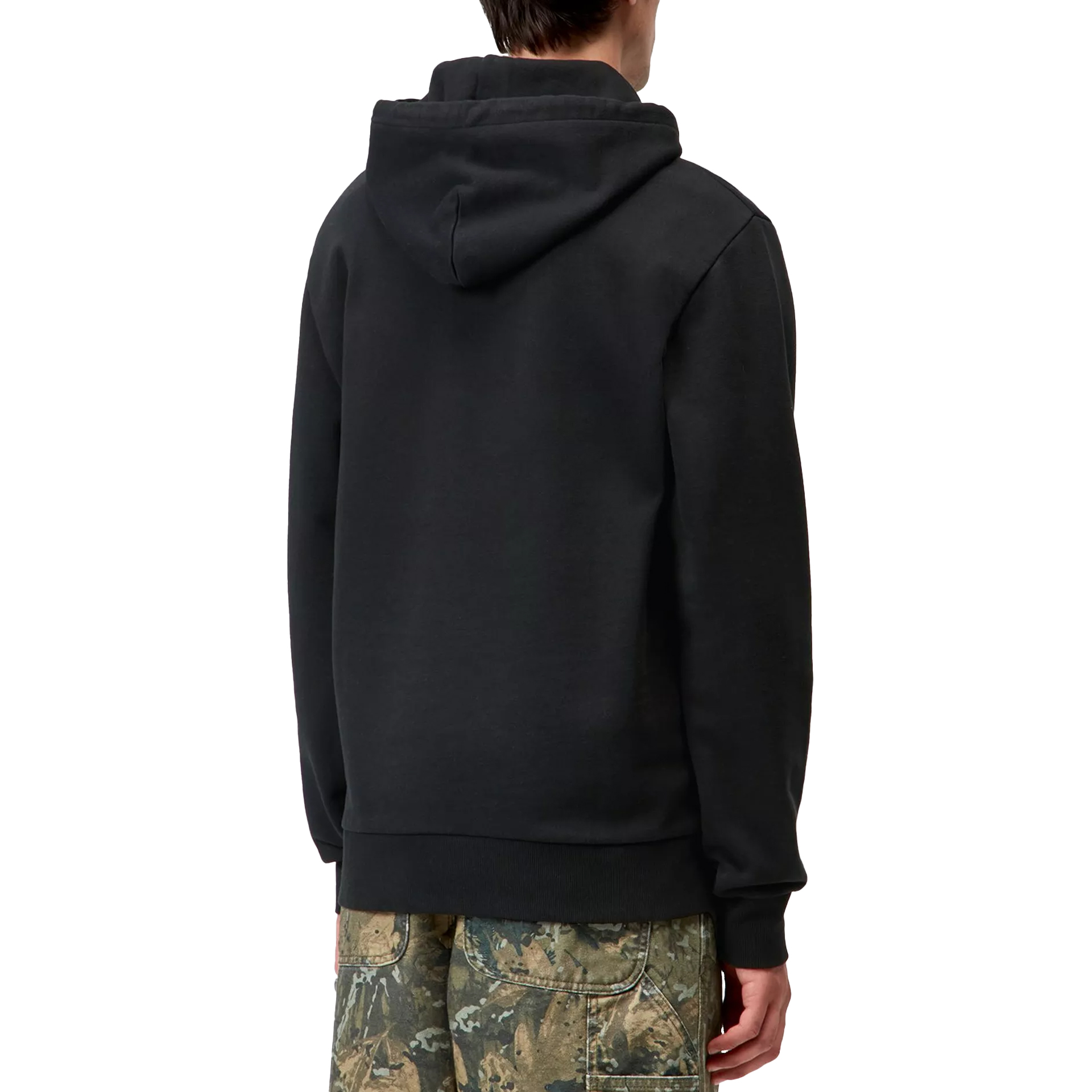 Carhartt Wip Sweat T-shirt Hooded Script Embroidery Black White