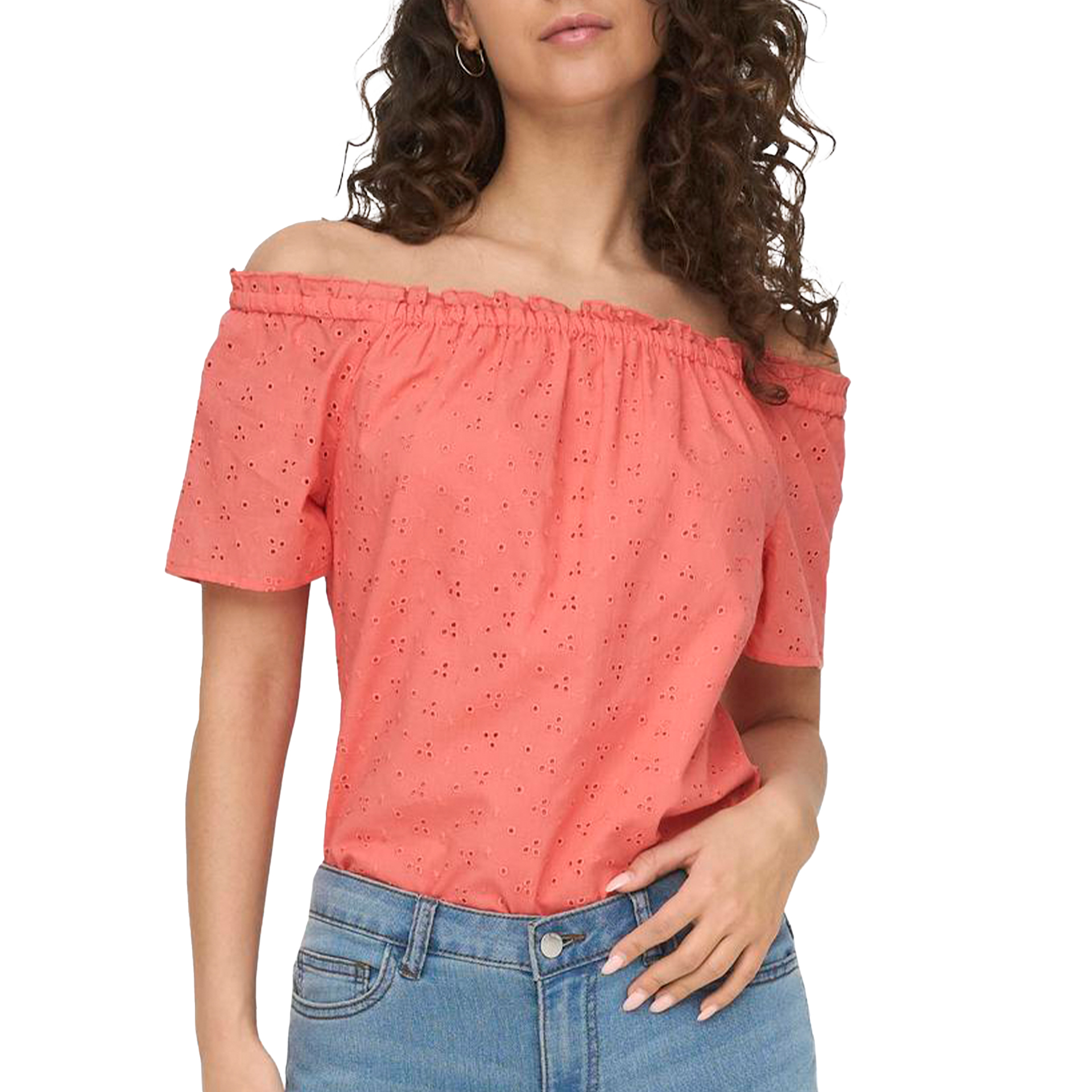 Only Blusa Sandy Off Shoulder Georgia Peac