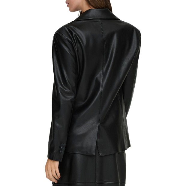Only Casaco Verona Faux Leather Fit Otw Black