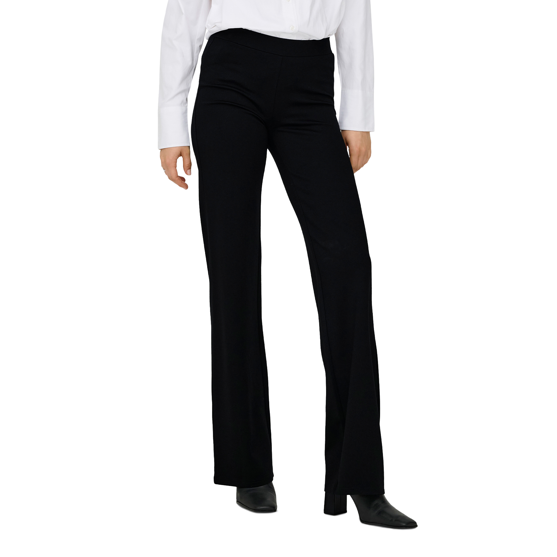 Only Calça Paige Life Mw Wide Tlr Black