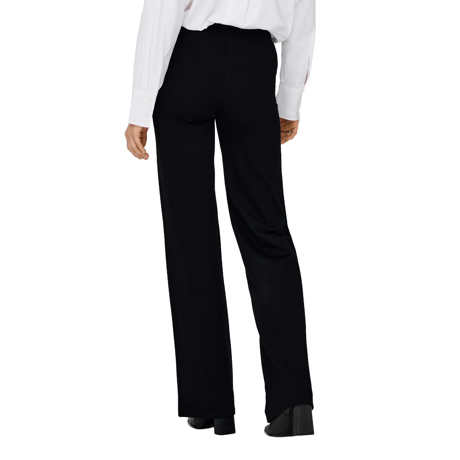 Only Calça Paige Life Mw Wide Tlr Black