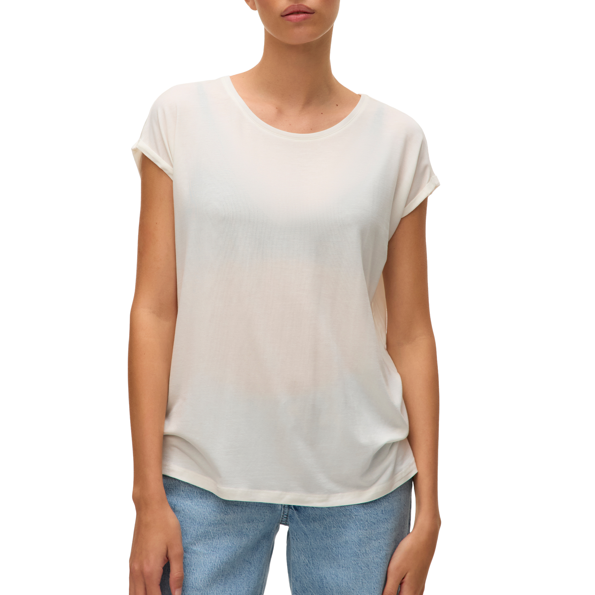 Vero Moda Vmava Plain Ss Top Jrs Noos