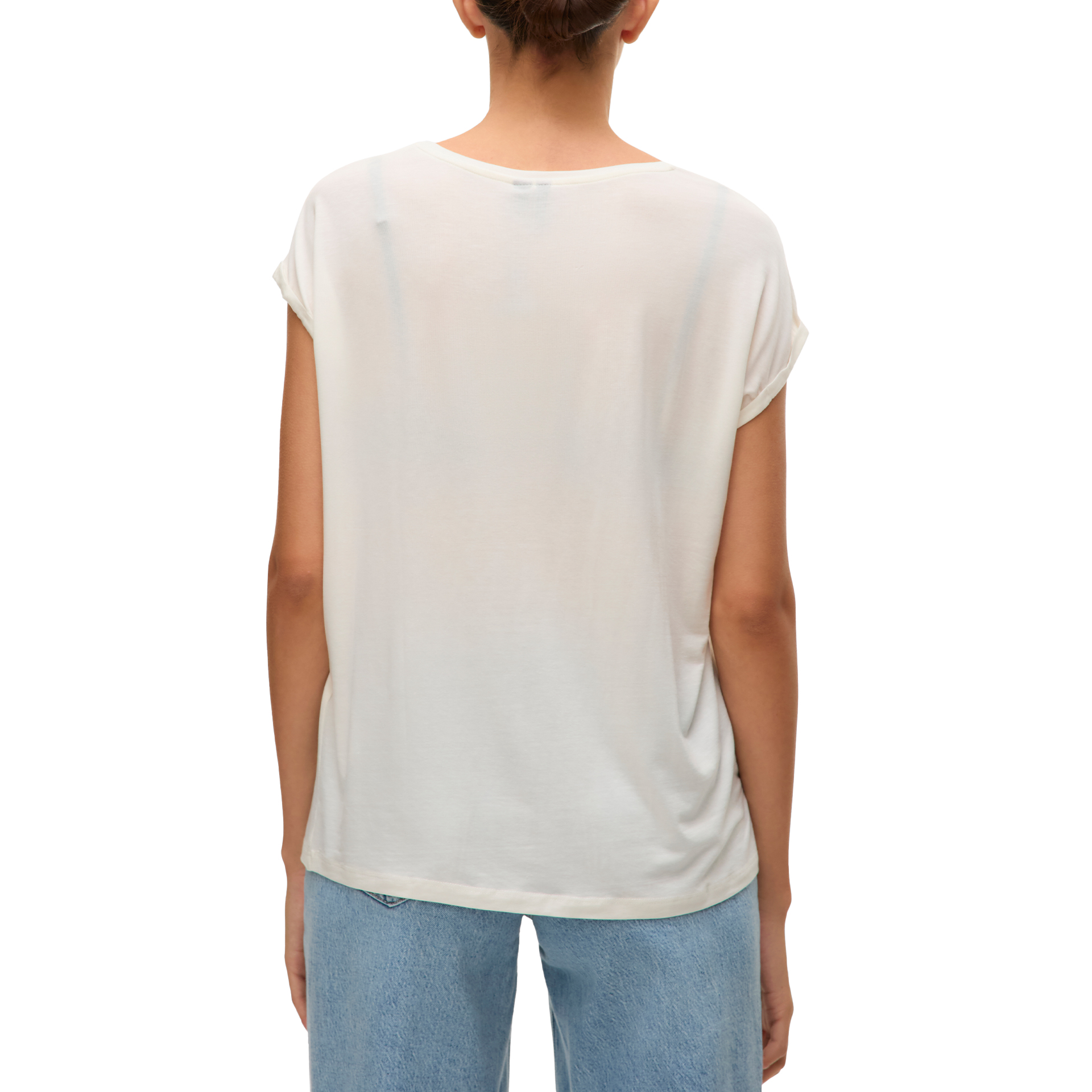 Vero Moda Vmava Plain Ss Top Jrs Noos