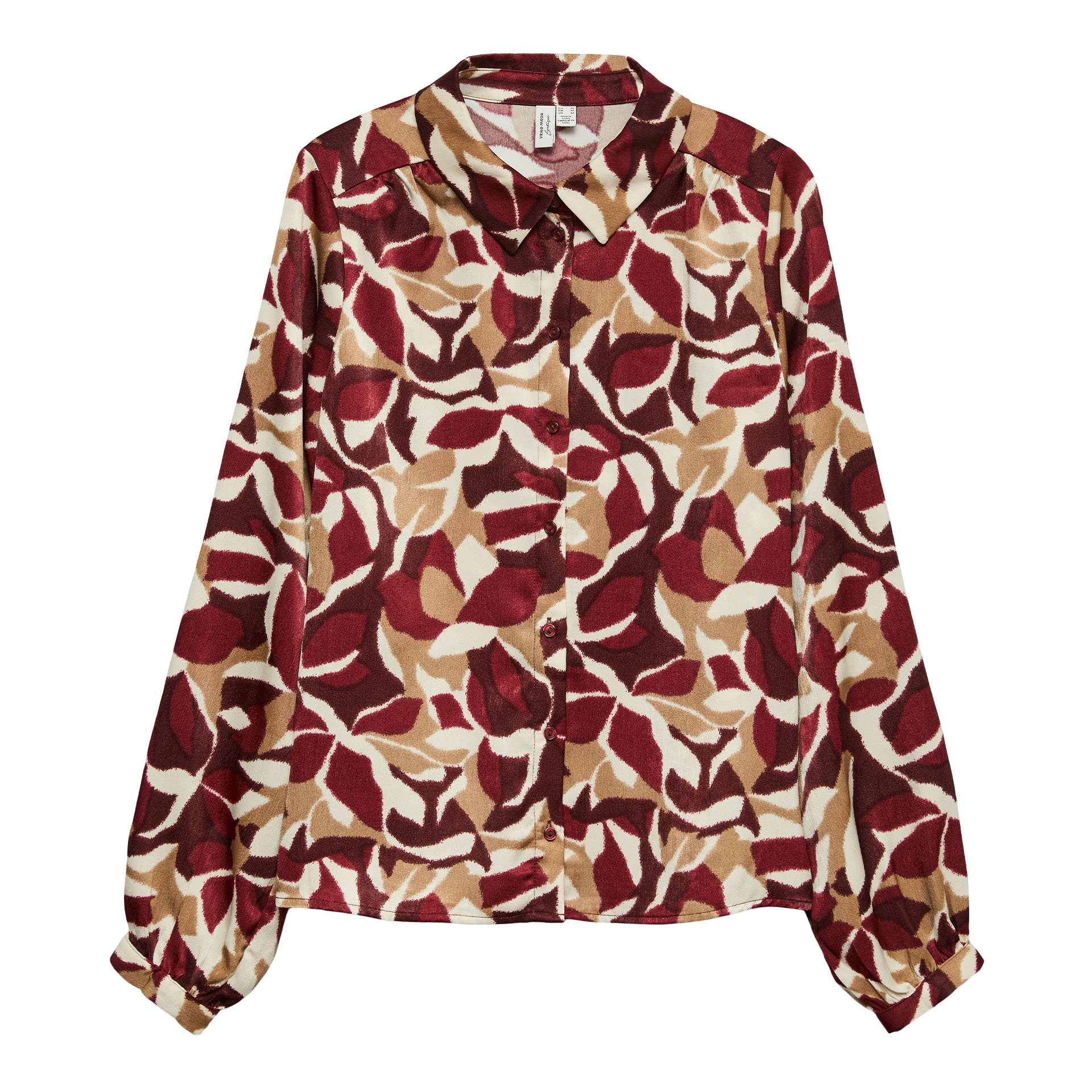 Vero Moda Camisa Geodora Wvn Lcs Syrah Geodora