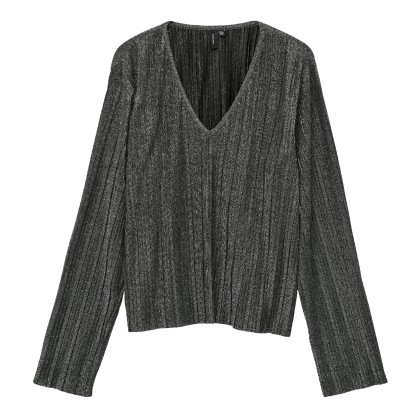 Vero Mod Vmlulalsshirtexpblack/silverlur Black/silverlur