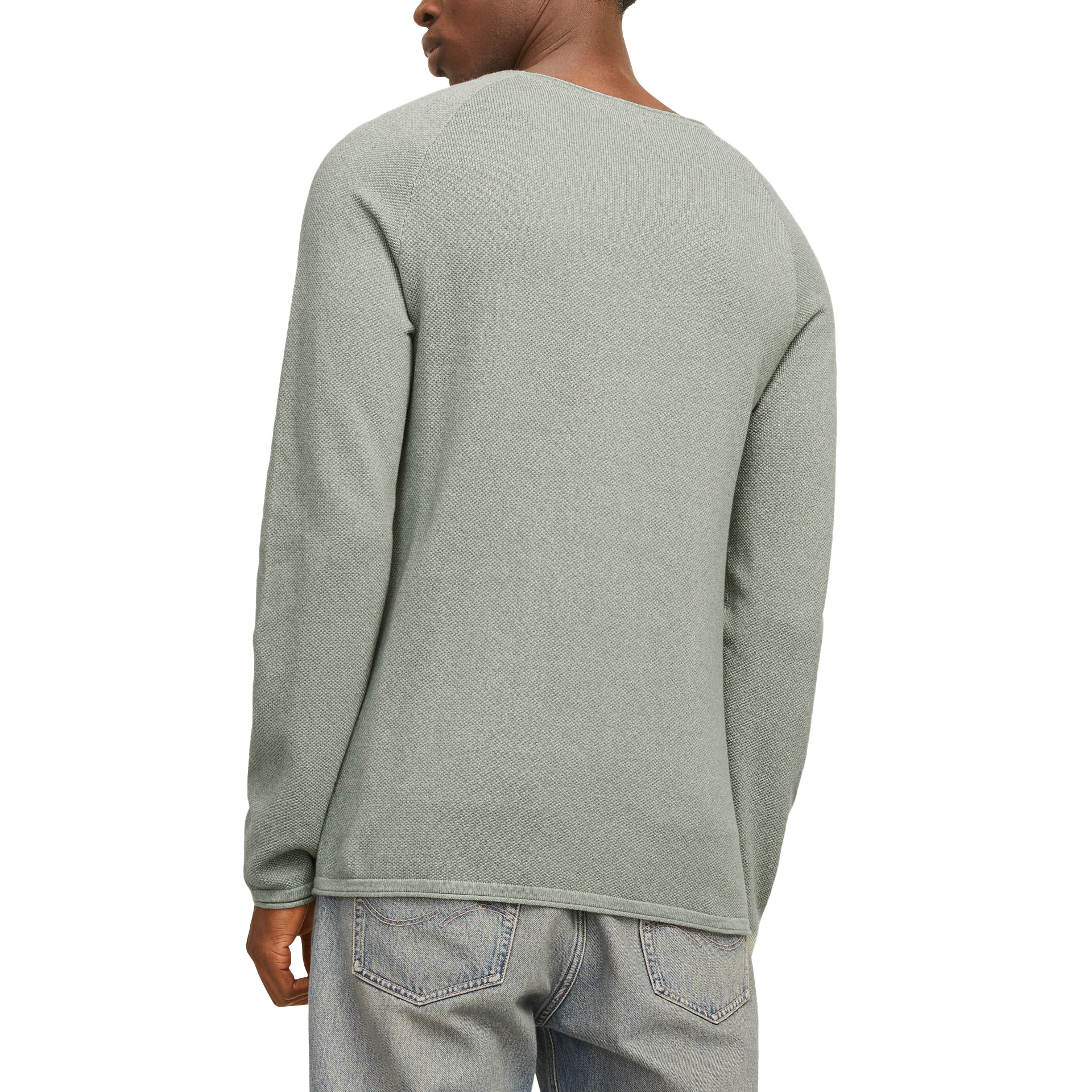 Jack & Jones Jjehill Knit Crew Neck Noos Iceberg Green
