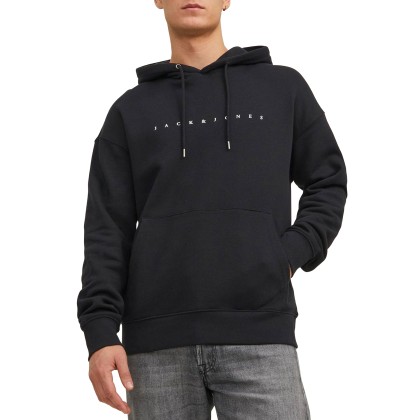 Jack & Jones Sweat Jjestar Jj Hood Black