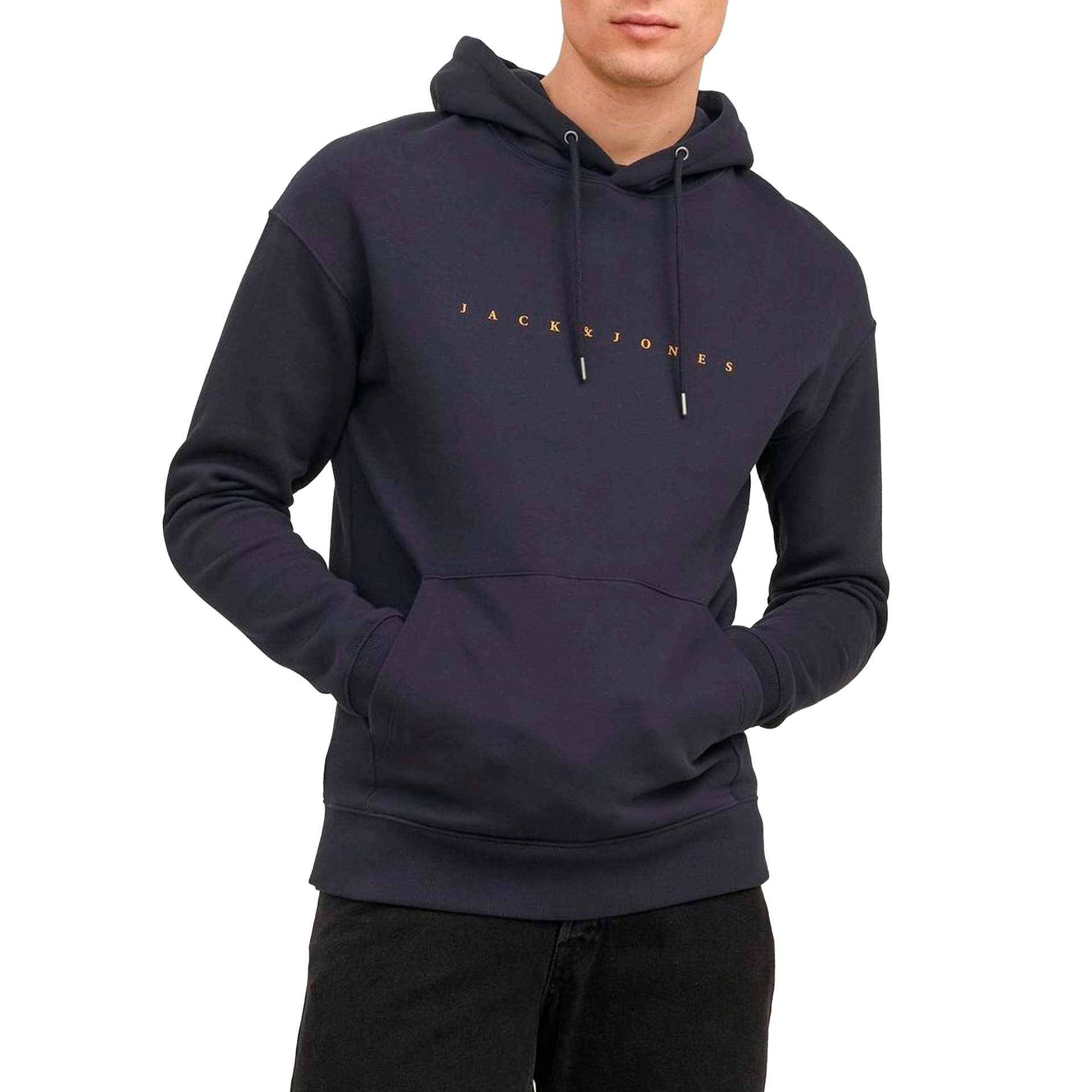 Jack & Jones Sweat Jjestar Jj Hood Dark Navy