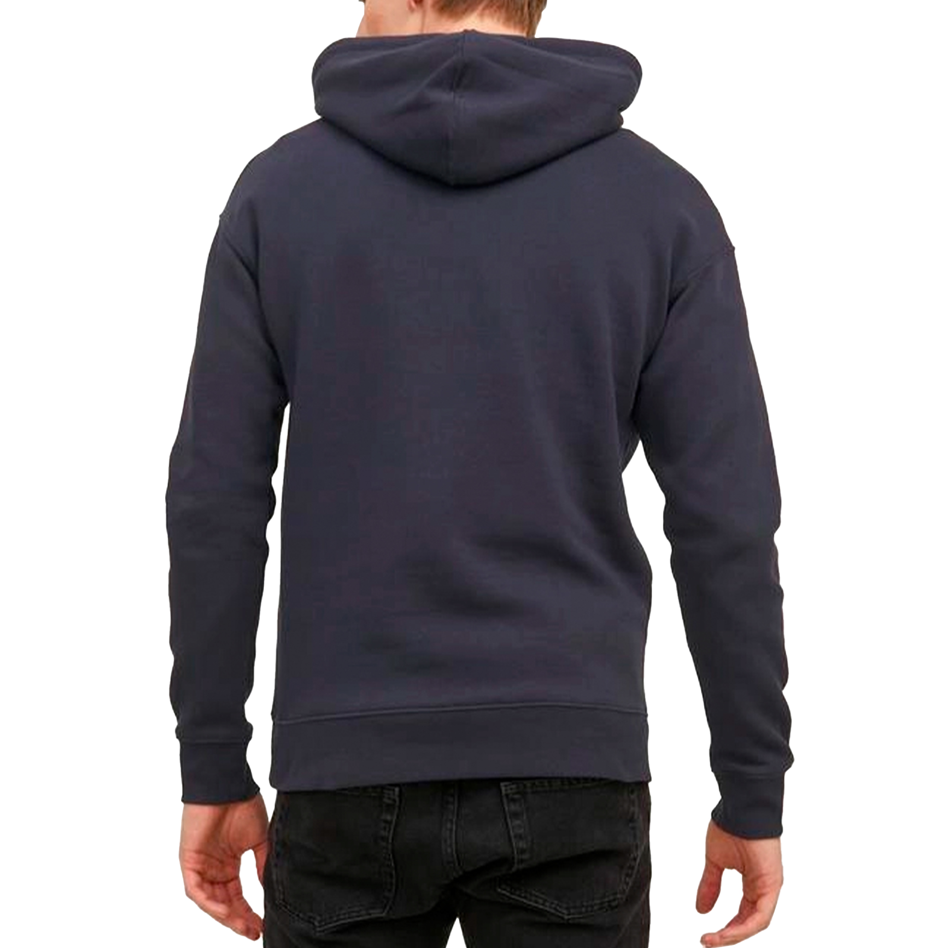 Jack & Jones Sweat Jjestar Jj Hood Dark Navy