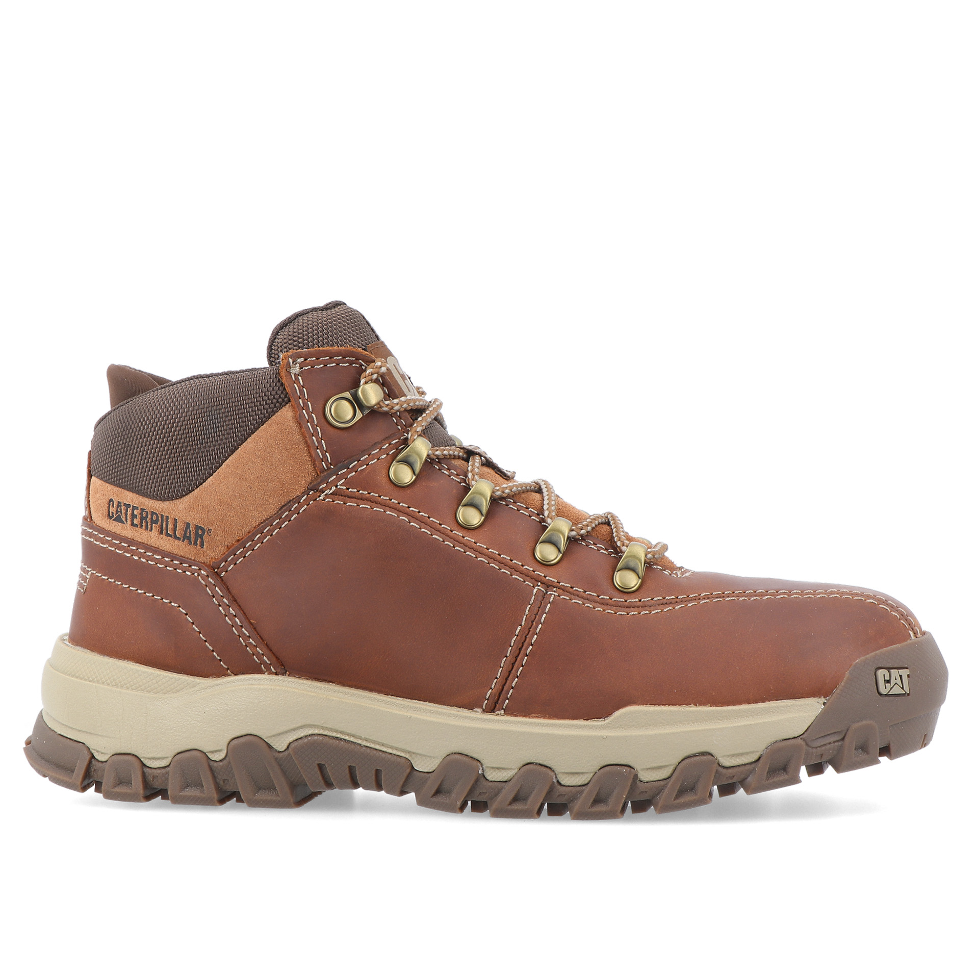 Caterpillar Threshold Rebou Leather Brown