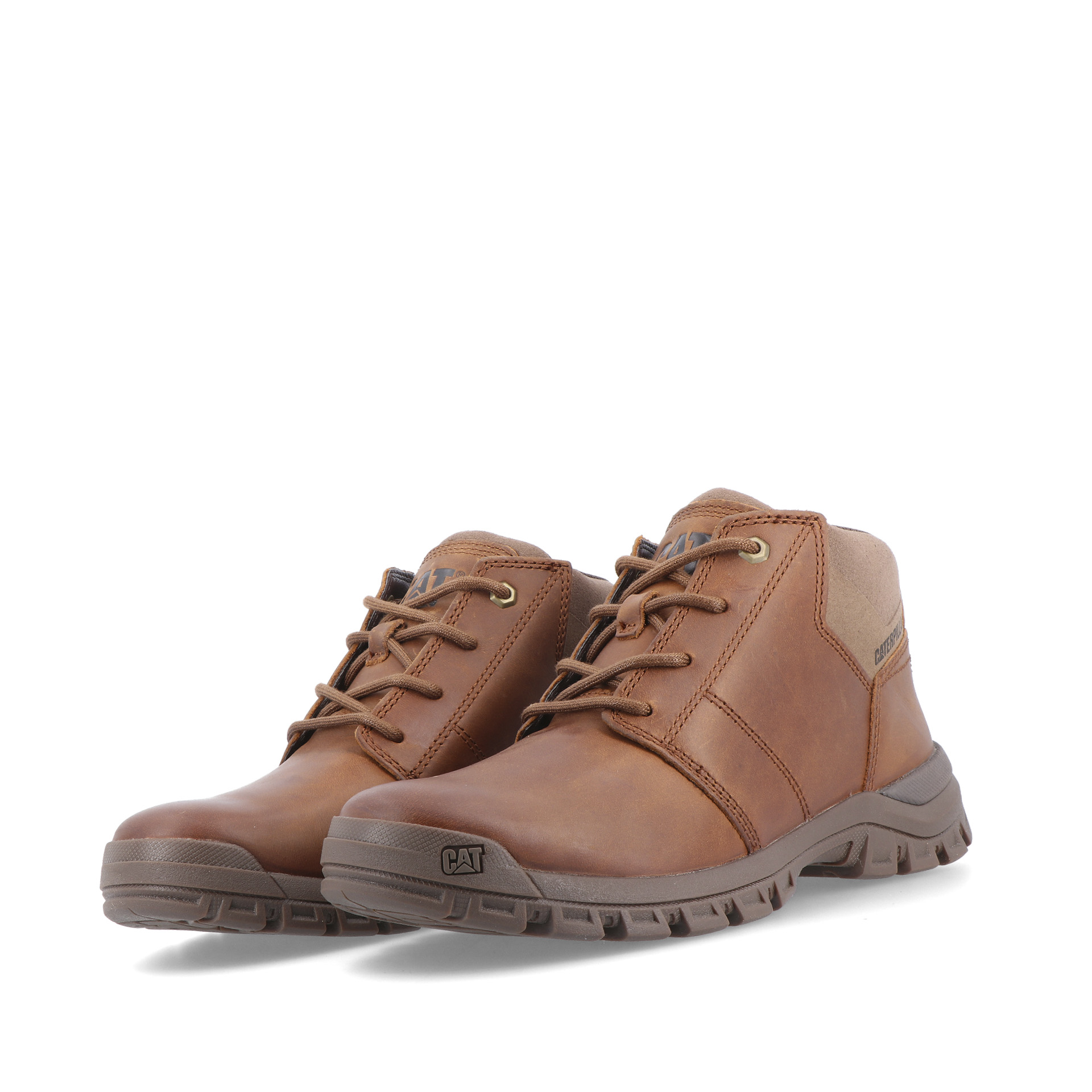 Caterpillar Threshold Chukk Leather Brown