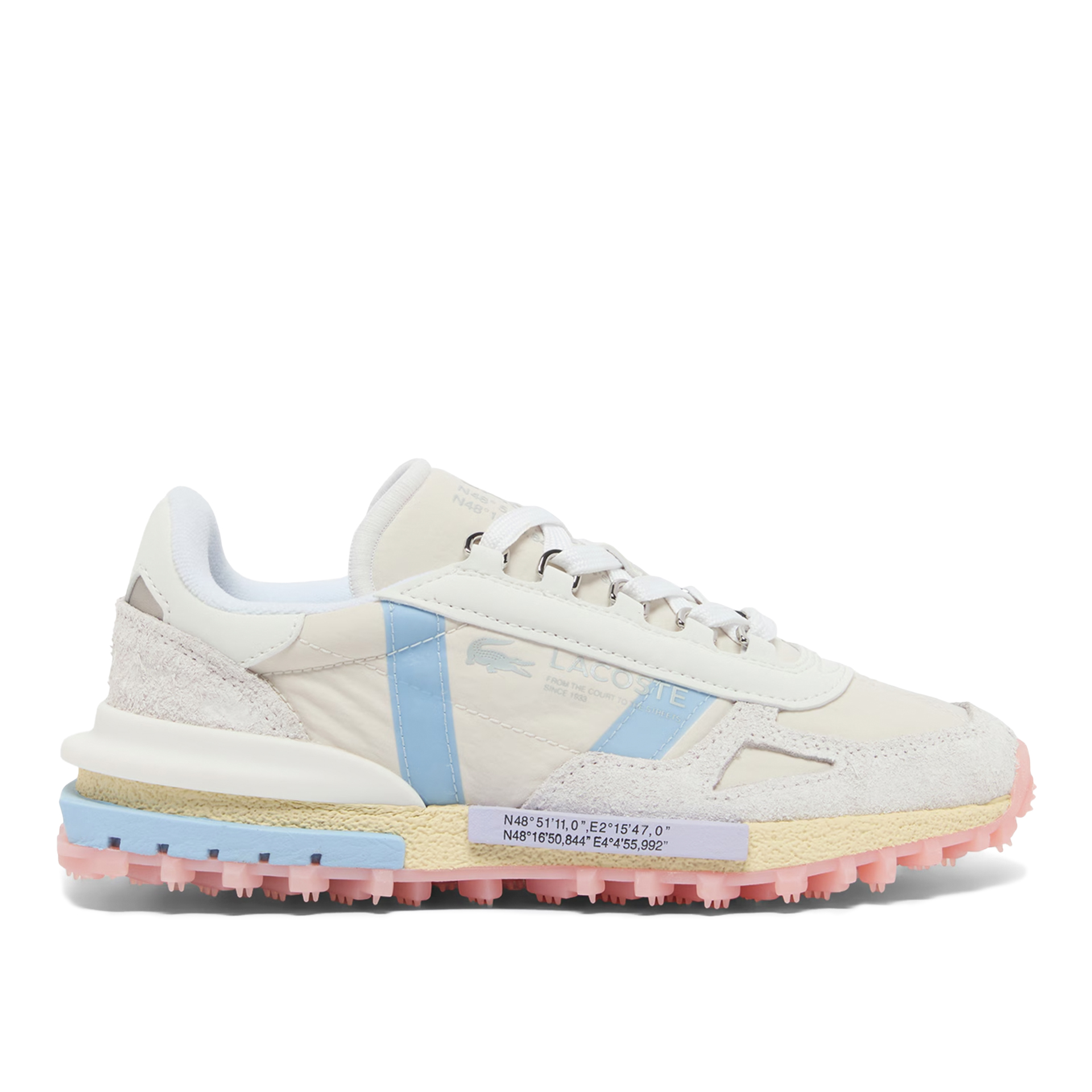 Lacoste Elite Active 225 3 Sfa Off Wht/lt Blu