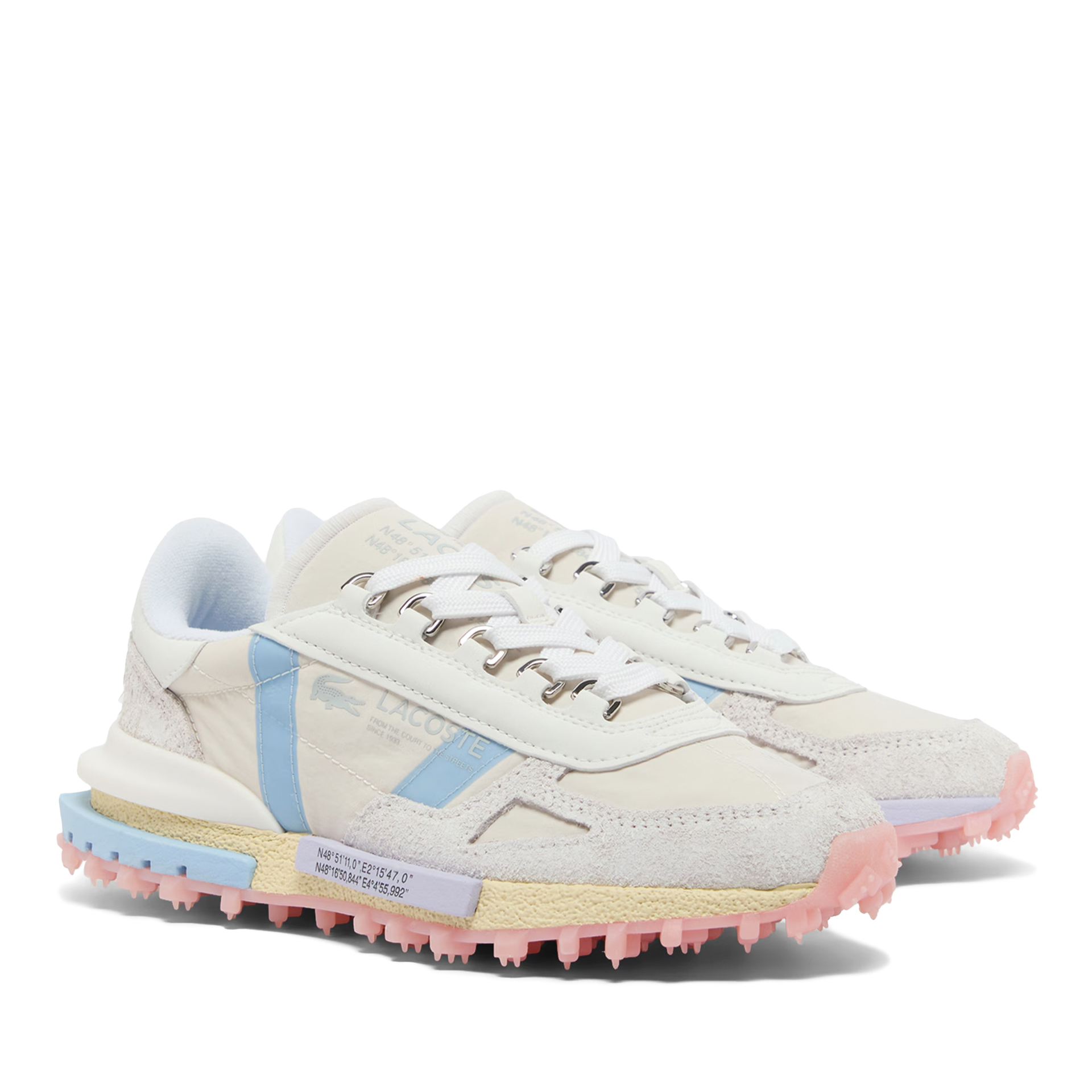 Lacoste Elite Active 225 3 Sfa Off Wht/lt Blu