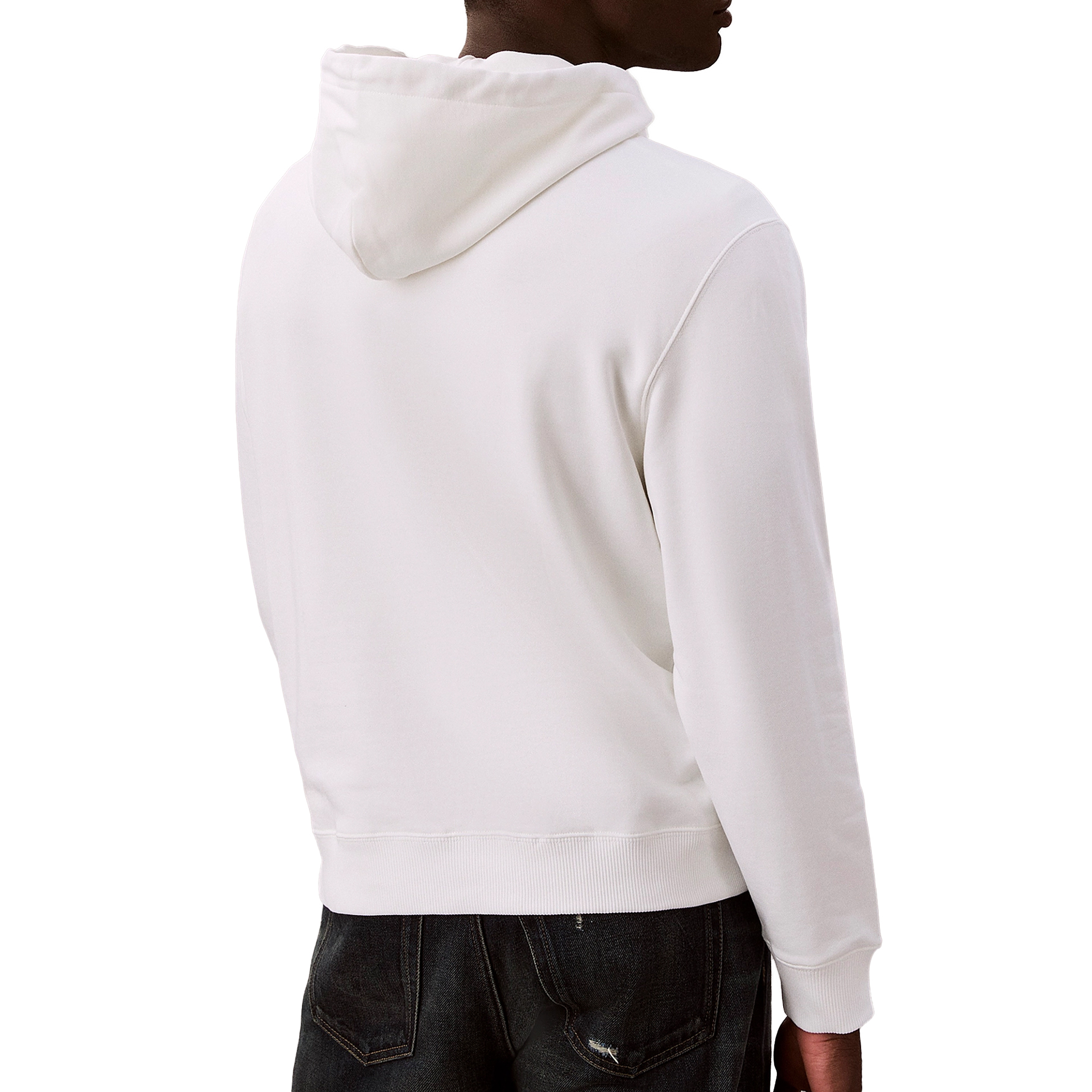 Calvin Klein Sweat 350terry Eu Whsl Badge White