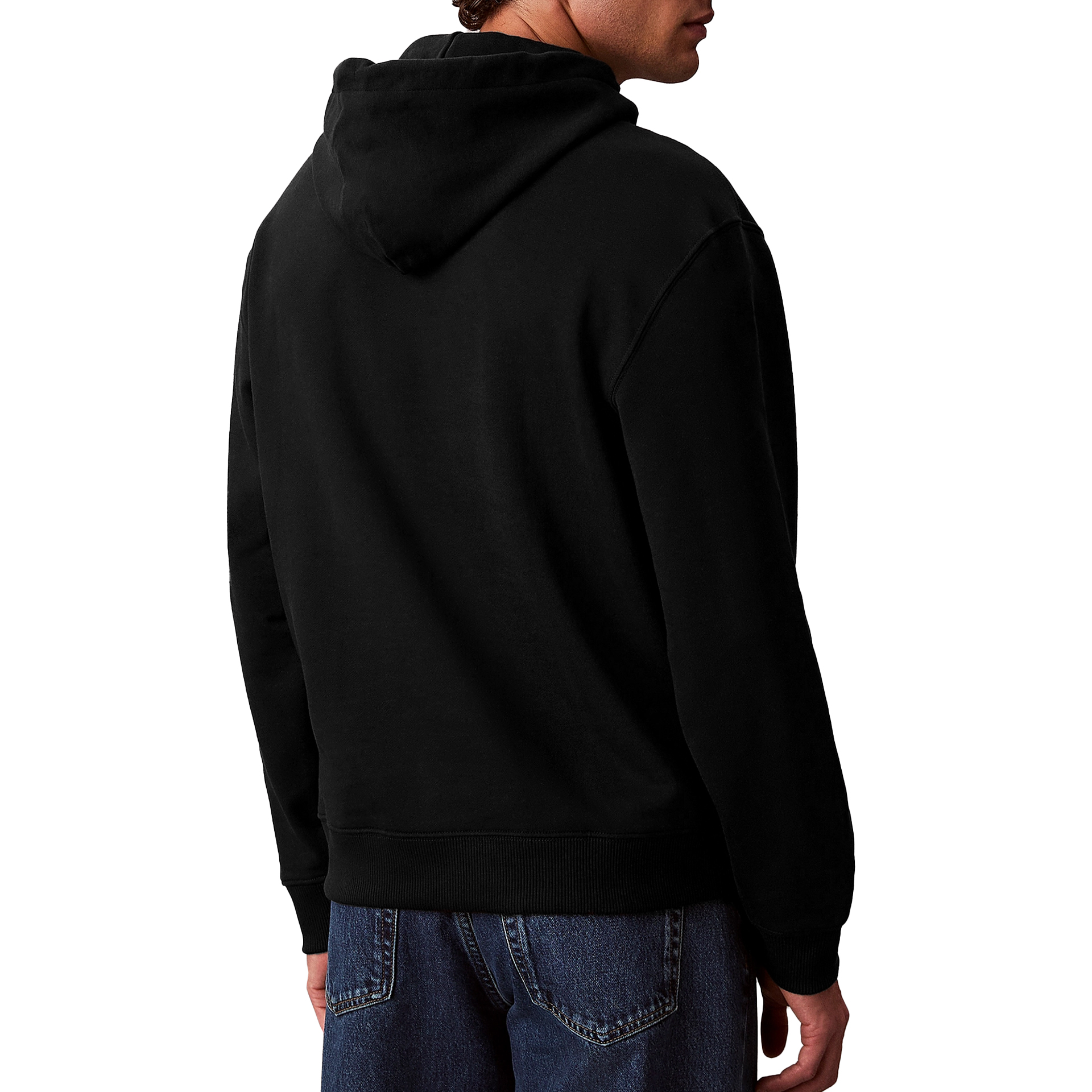 Calvin Klein Sweat Eu 350terry Micro Monologo Ho Black