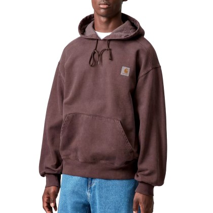 Carhartt Wip Sweat Hooded Vista Palisander Garment Dyed