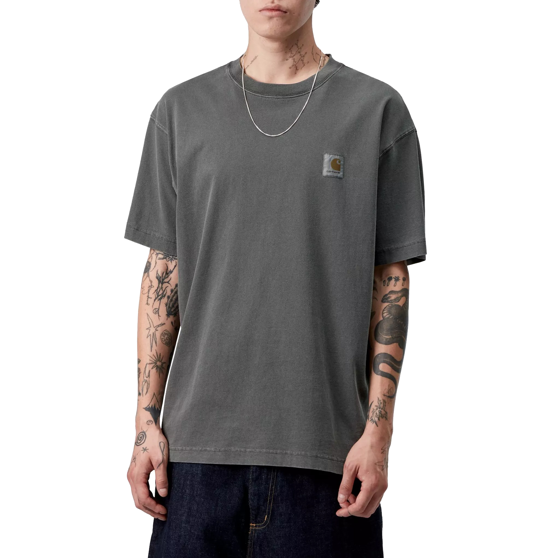 Carhartt Wip T-shirt Vista Black Garment Dyed