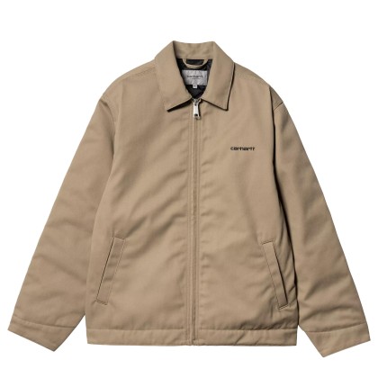 Carhartt Wip Casaco Module Script Leather Black Rigid