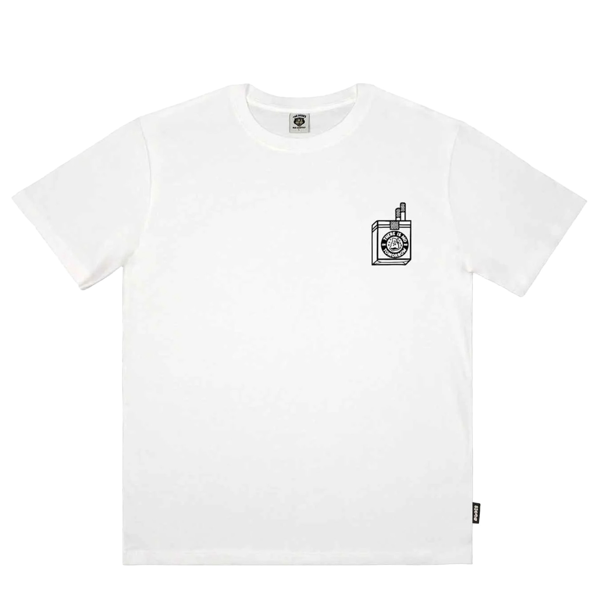 The Dudes T-shirt Too Short Smokes Off-whi