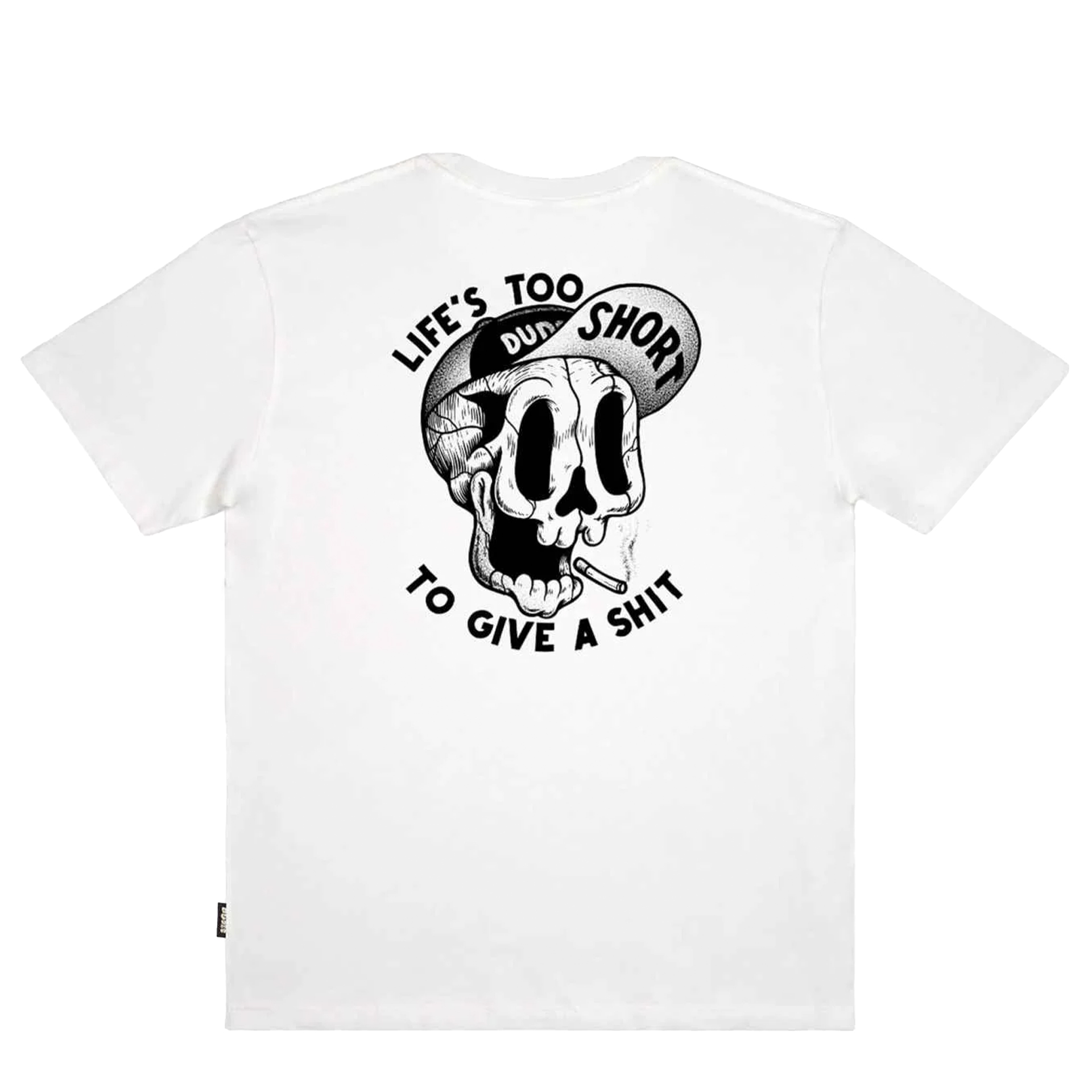 The Dudes T-shirt Too Short Smokes Off-whi
