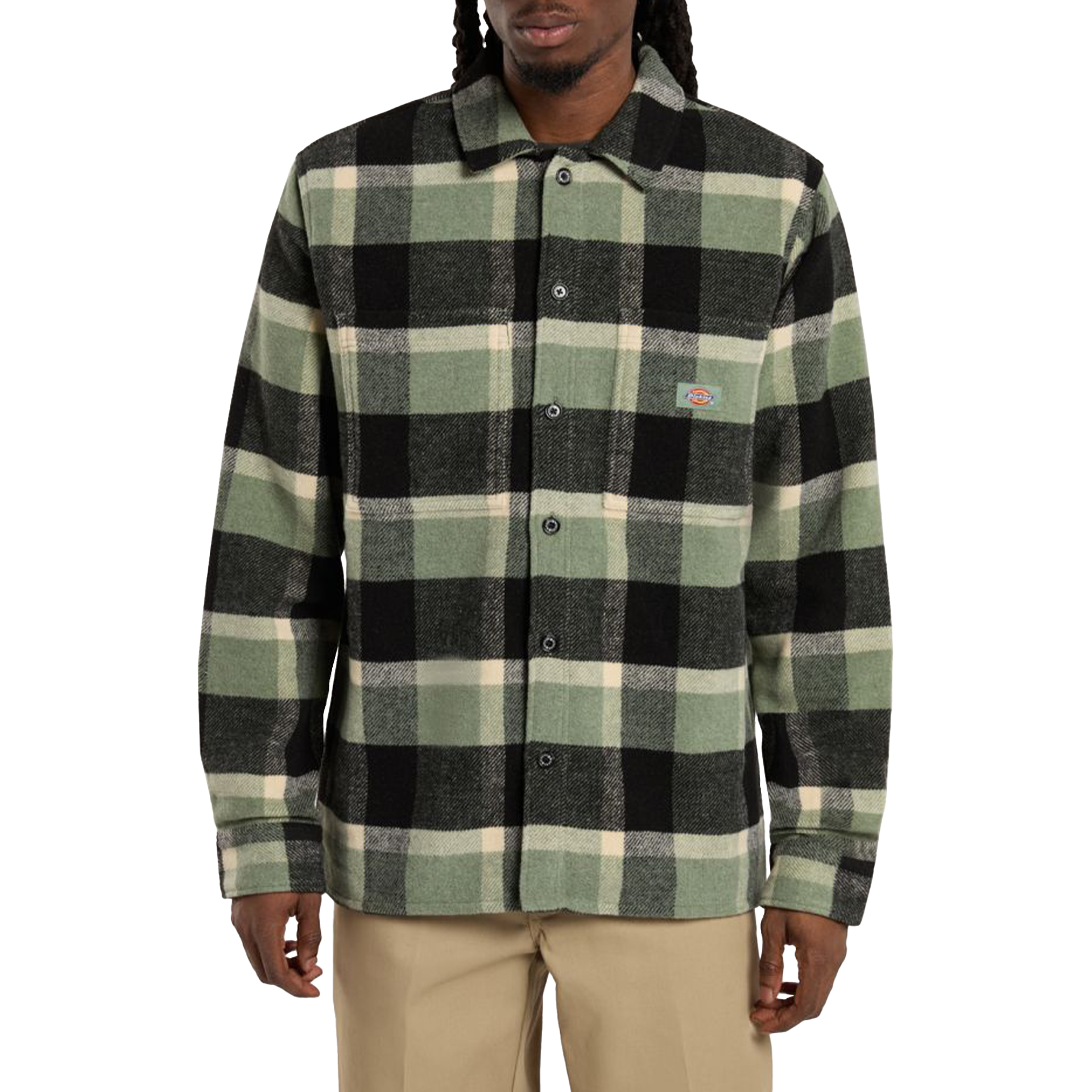 Dickies Camisa Plaid Coaling Sea Spray