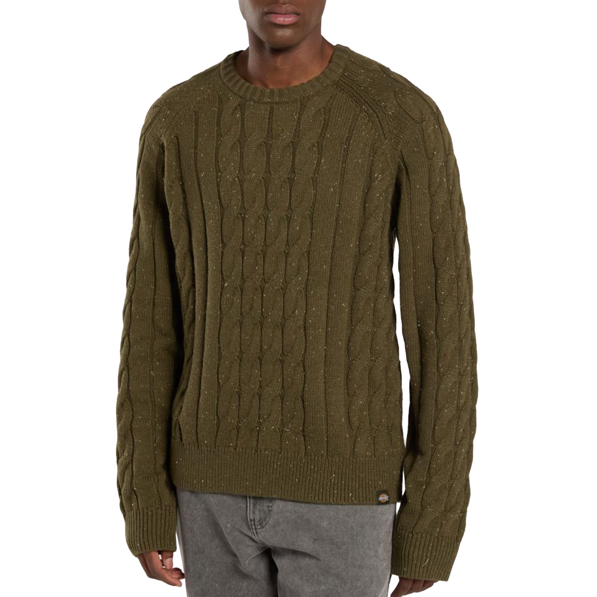 Dickies Camisola Vanleer Cable Military Green