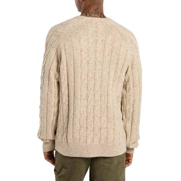 Dickies Sweat Vanleer Cable Wood Ash