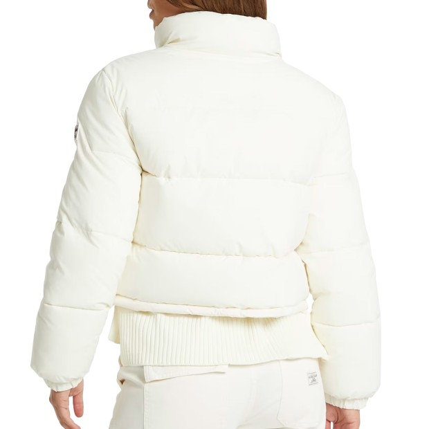 Guess Casaco Cropped Puffer Sandy Shore