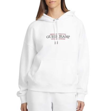Guess Sweat  Os American Tr Pure White