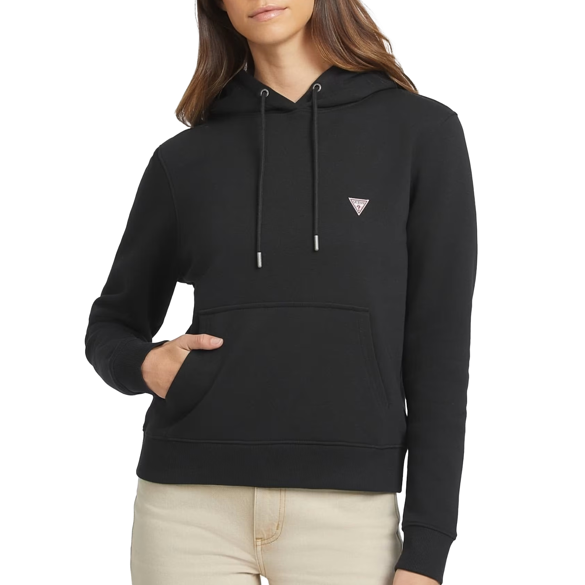 Guess Sweat Reg Mini Triang Jet Black A996