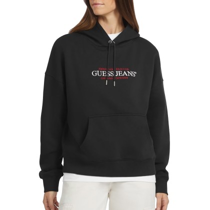 Guess Sweat  Os American Tr Jet Black A996